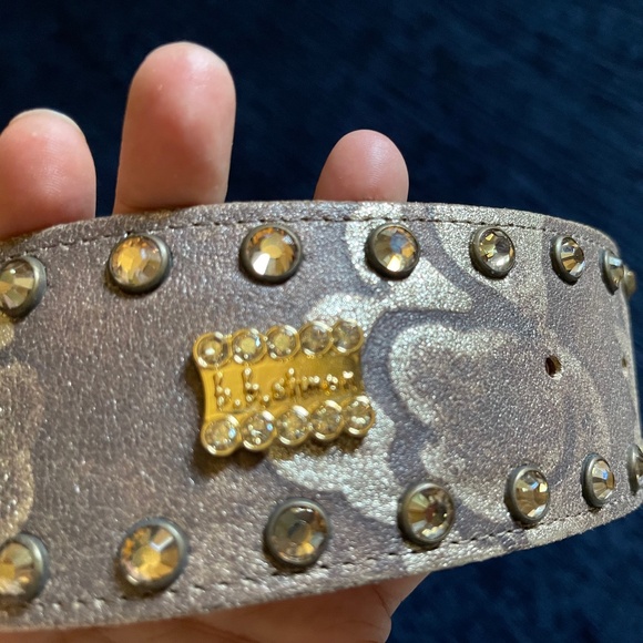 B.B.Simon Swarovski crystal made in USA belt  L main image 10